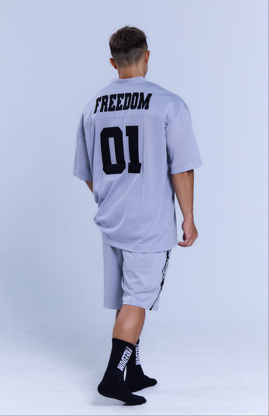 Freedom Mesh Rugby 橄欖球上衣|灰色