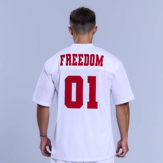 Freedom Mesh Rugby 橄欖球上衣|白色
