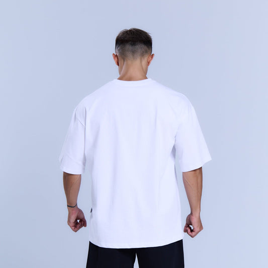 Freedom 碎骨壓紋 Logo T-Shirt|白色