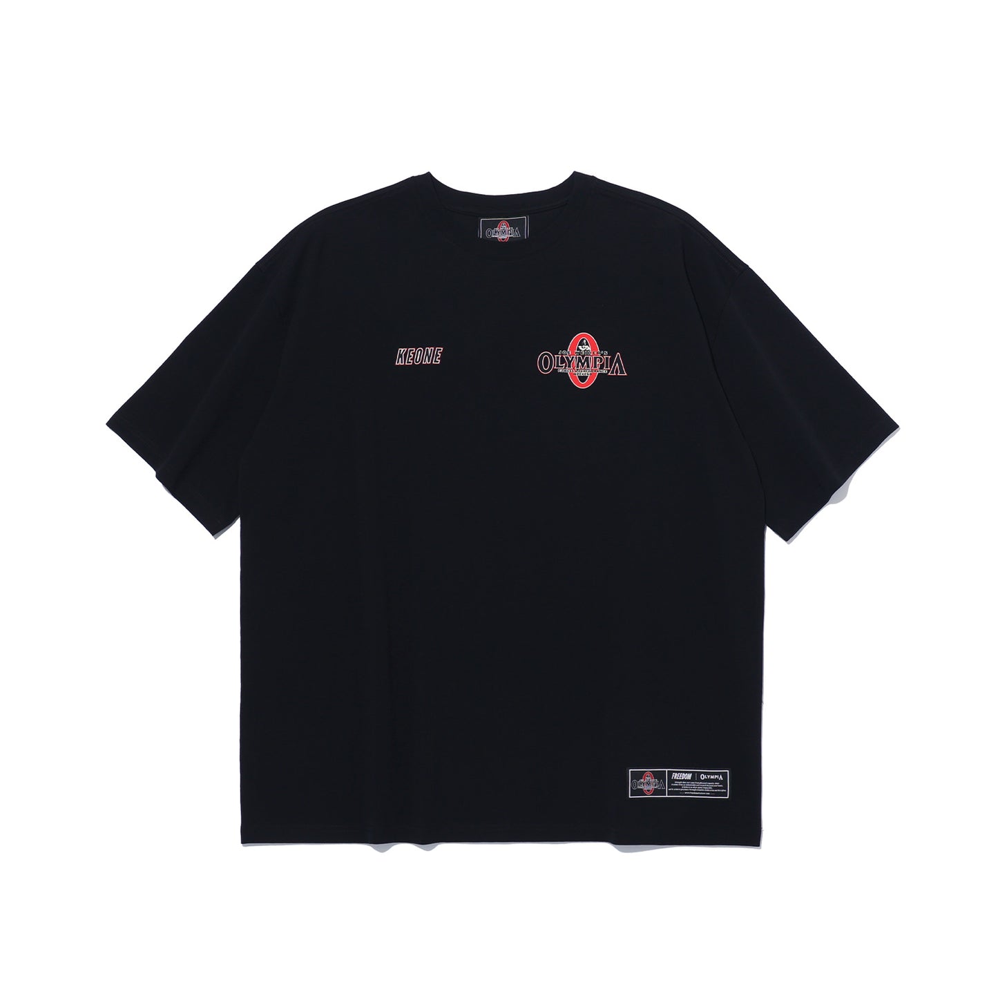 Olympia Keone Small Logo 短袖上衣｜黑色