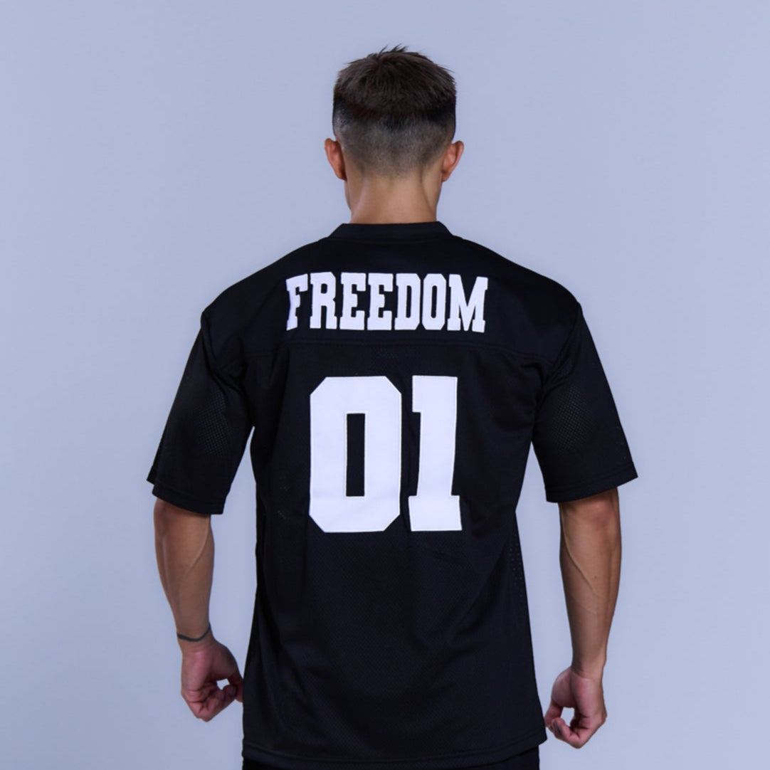 Freedom Mesh Rugby 橄欖球上衣｜黑色