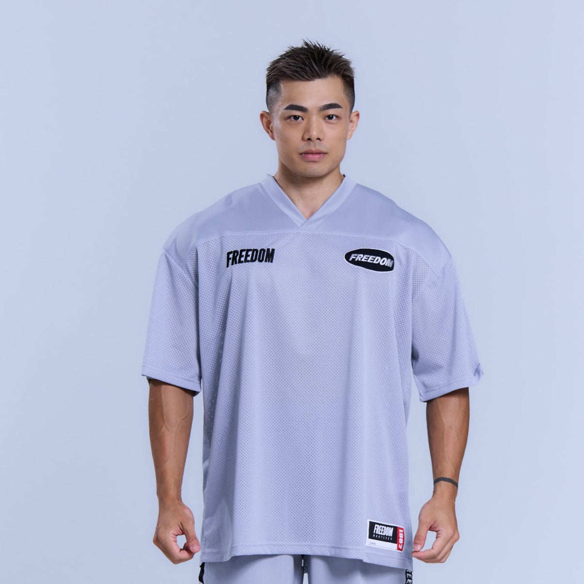 Freedom Mesh Rugby 橄欖球上衣｜灰色