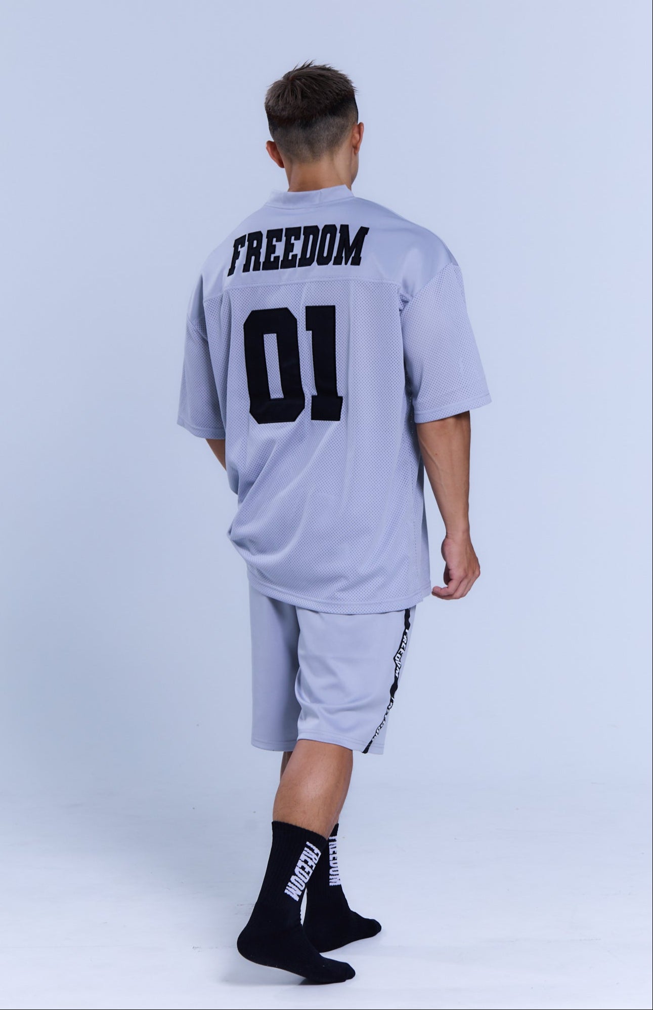 Freedom Mesh Rugby 橄欖球上衣｜灰色