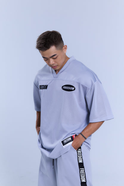 Freedom Mesh Rugby 橄欖球上衣｜灰色