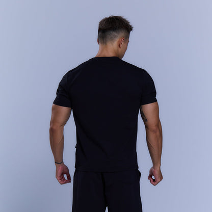 Essential Muscle Fit 運動 T-shirt｜黑色