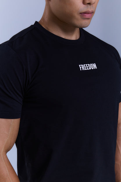 Essential Muscle Fit 運動 T-shirt｜黑色