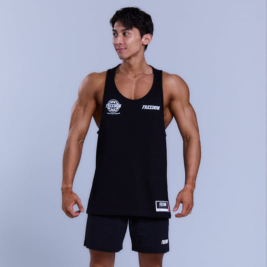 Globe 系列無袖上衣｜黑色