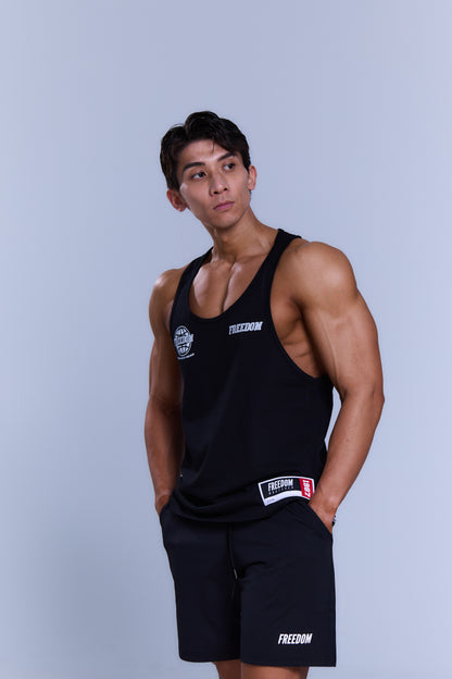 Globe 系列無袖上衣｜黑色