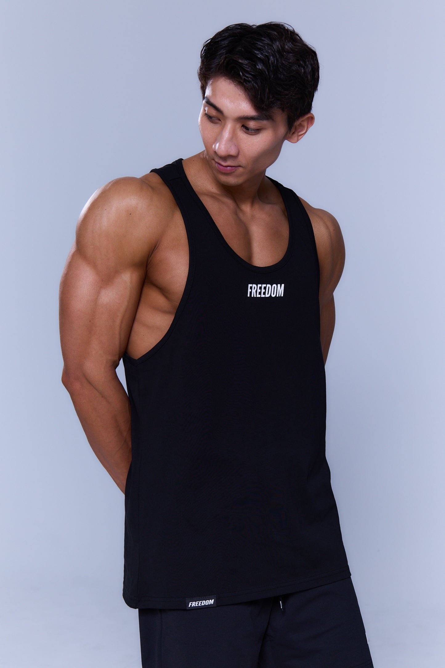 經典 Logo 無袖上衣｜黑色