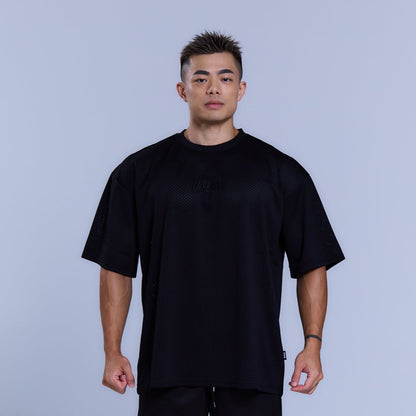 Freedom Logo Mesh Overfit 上衣｜黑色
