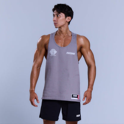 Globe 系列無袖上衣｜灰色