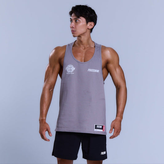 Globe 系列無袖上衣｜灰色