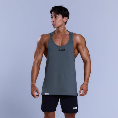 經典 Logo 無袖上衣｜軍綠色