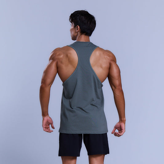 經典 Logo 無袖上衣｜軍綠色