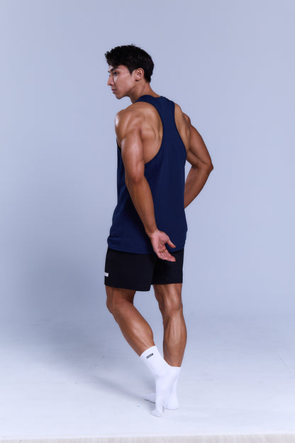 經典 Logo 無袖上衣｜海軍藍