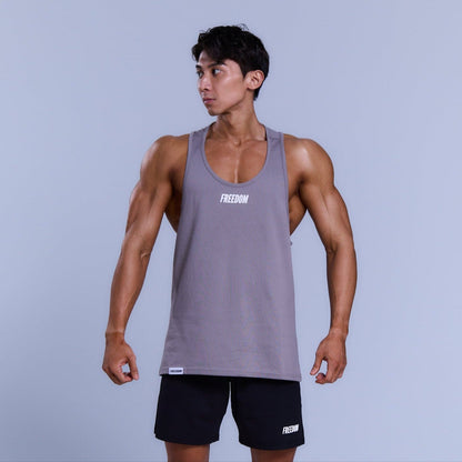 經典 Logo 無袖上衣｜灰色