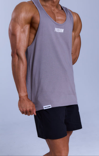 經典 Logo 無袖上衣｜灰色