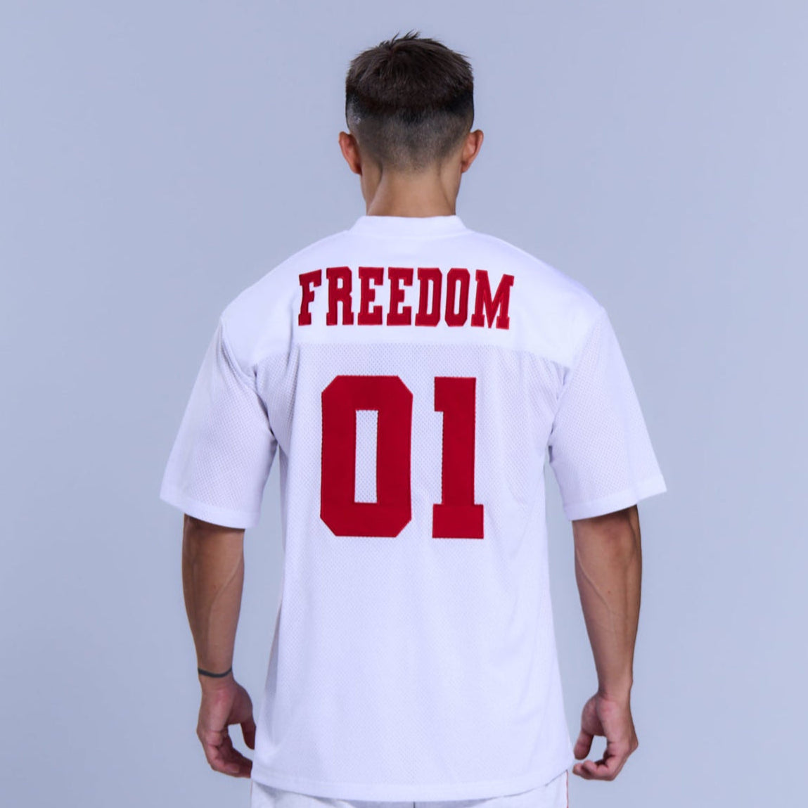 Freedom Mesh Rugby 橄欖球上衣｜白色