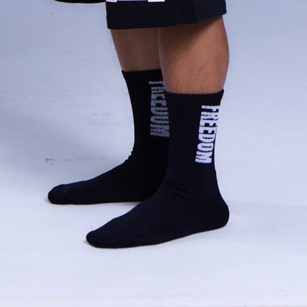 Freedom 焰火 Logo 短褲｜黑色