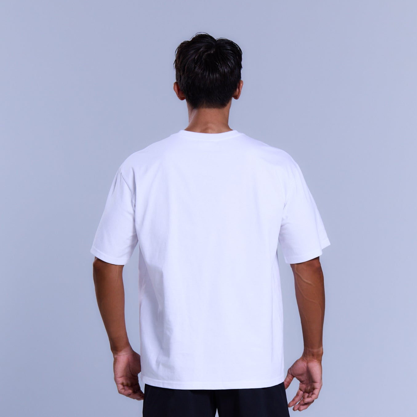 側胸二頭 Posing 短袖上衣｜白色