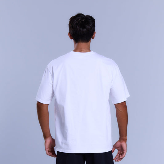 側胸二頭 Posing 短袖上衣｜白色