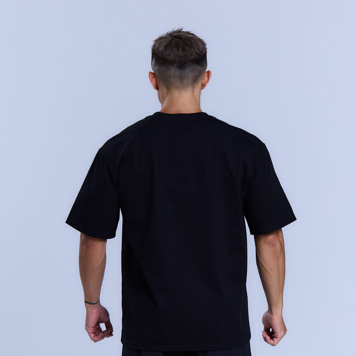 側胸二頭 Posing 短袖上衣｜黑色