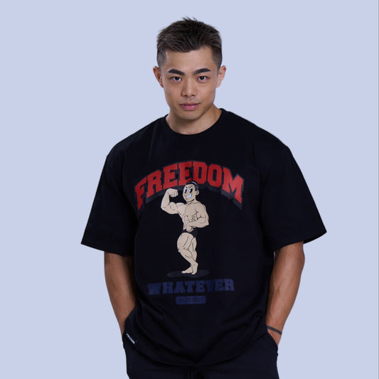 側胸二頭 Posing 短袖上衣｜黑色