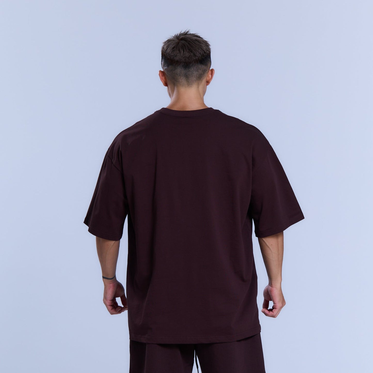 Freedom 碎骨壓紋 Logo T-Shirt｜棕色