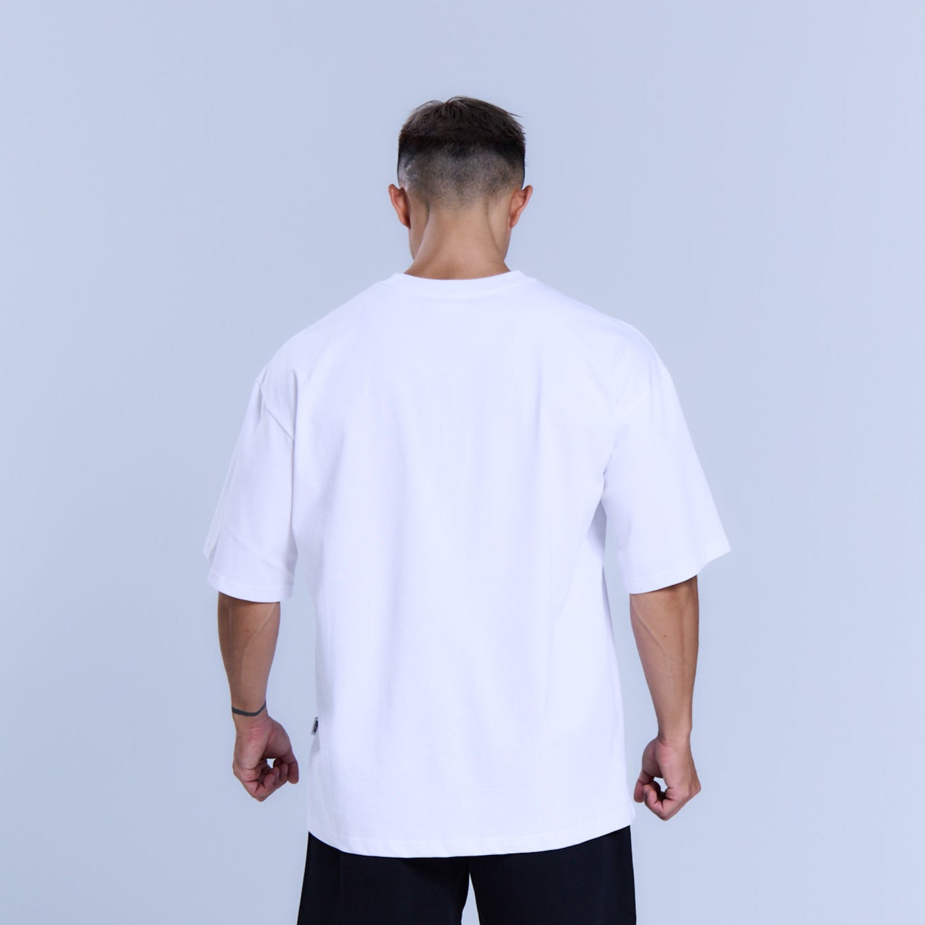 Freedom 碎骨壓紋 Logo T-Shirt｜白色