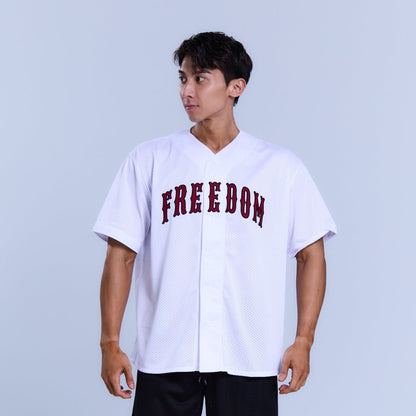 Freedom Mesh 棒球衣 ｜白色