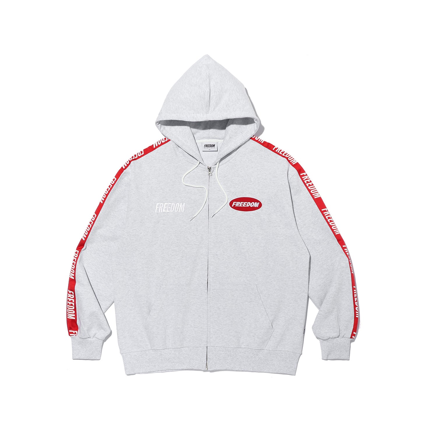 Freedom Tape Logo 連帽外套｜白色