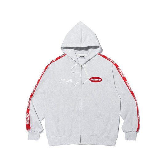 Freedom Tape Logo 連帽外套｜白色