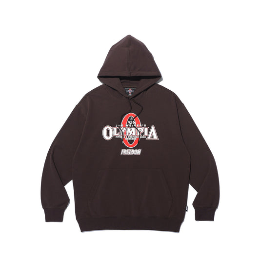 Olympia Big Logo 連帽上衣｜棕色