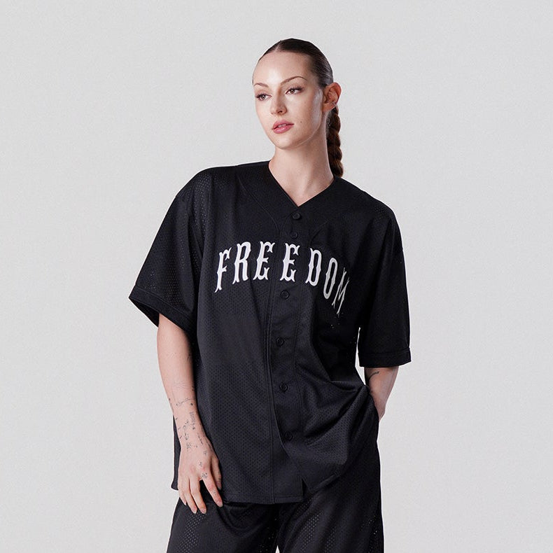 Freedom Mesh 棒球衣 ｜黑色