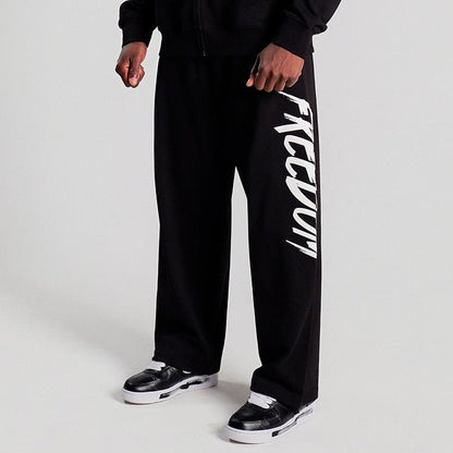 Freedom Print Logo 長褲｜黑白色