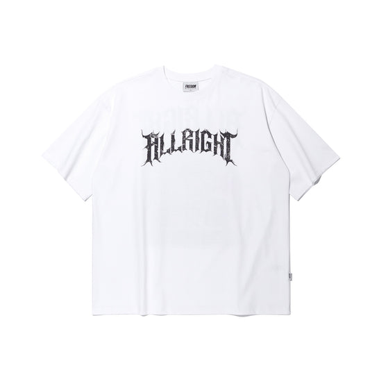 ALLRIGHT X3 Oversized 短袖上衣｜白色