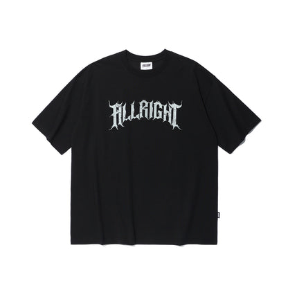 ALLRIGHT X3 Oversized 短袖上衣｜黑色