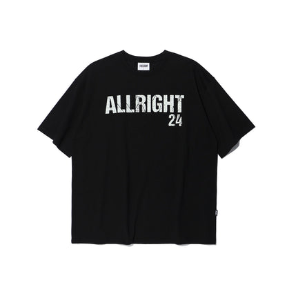 ALLRIGHT 24 Tiger 短袖上衣｜黑色