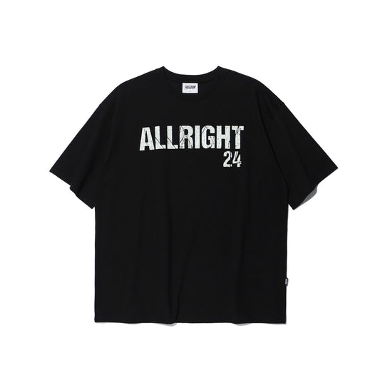 ALLRIGHT 24 Tiger 短袖上衣｜黑色