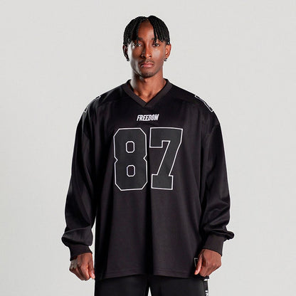 Freedom Rugby 橄欖球長袖上衣｜黑色