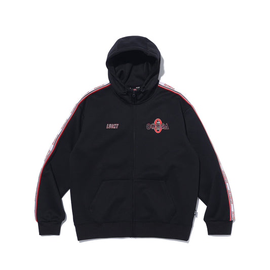 Olympia Lucky Tape Logo 連帽外套｜黑色