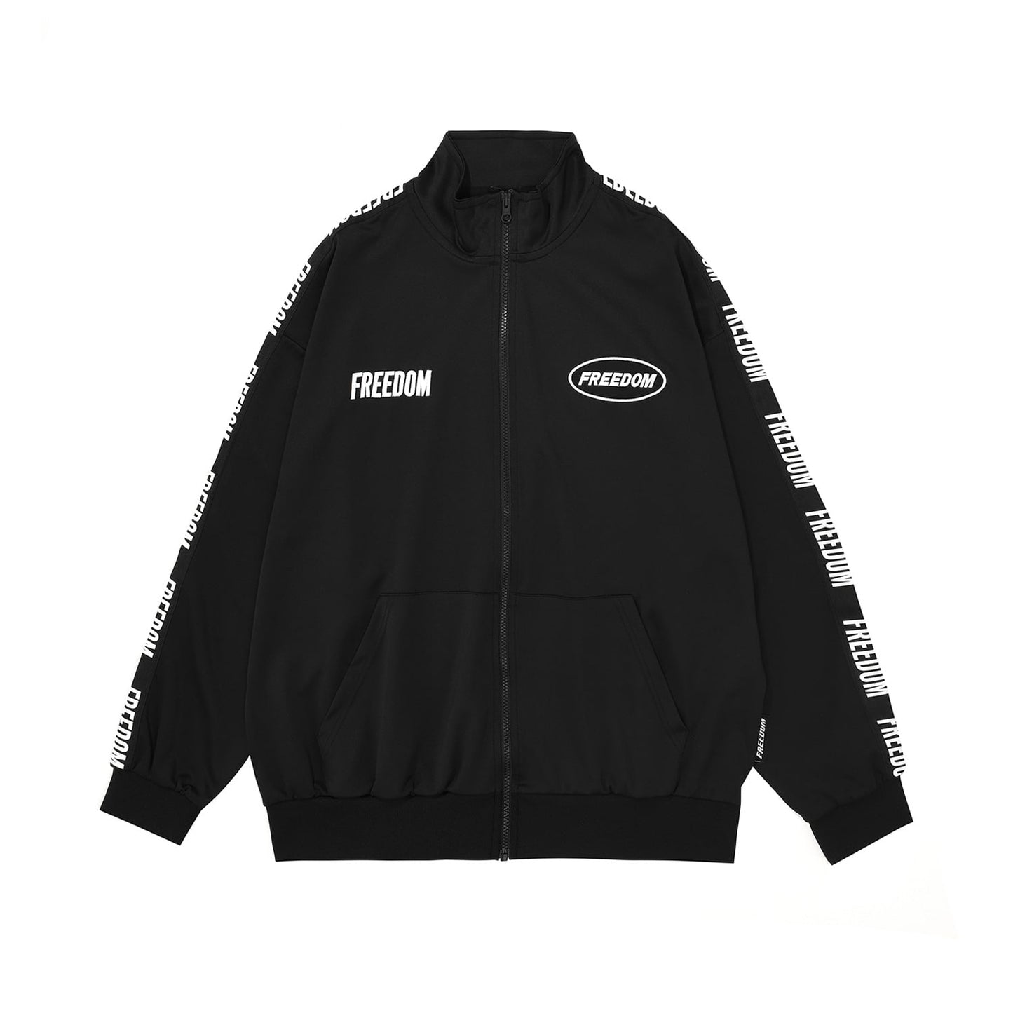 Freedom Tape Logo Jersey 外套｜黑色