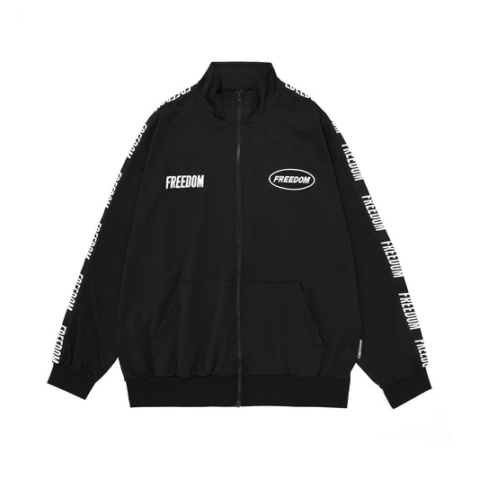 Freedom Tape Logo Jersey 外套｜黑色